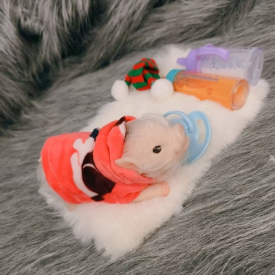 Силиконовая свинка реборн Plushie-5