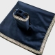 Бархатная скатерть Taro Dark Blue 65*65